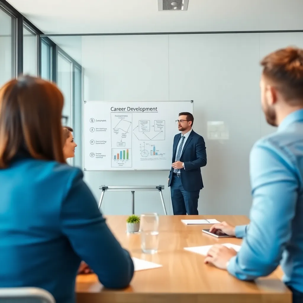 Nederlands kantoor met professionals in overleg rond een tafel
