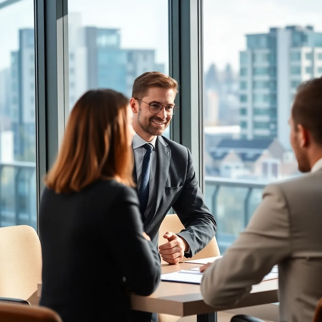 Professionals werken samen aan een datavisualisatie project in een modern Nederlands kantoor