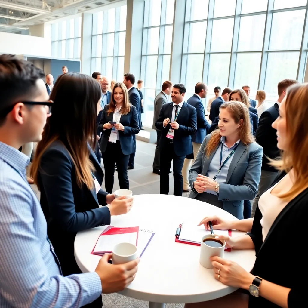 Professionals netwerken tijdens een informele borrel in een Nederlands kantoor